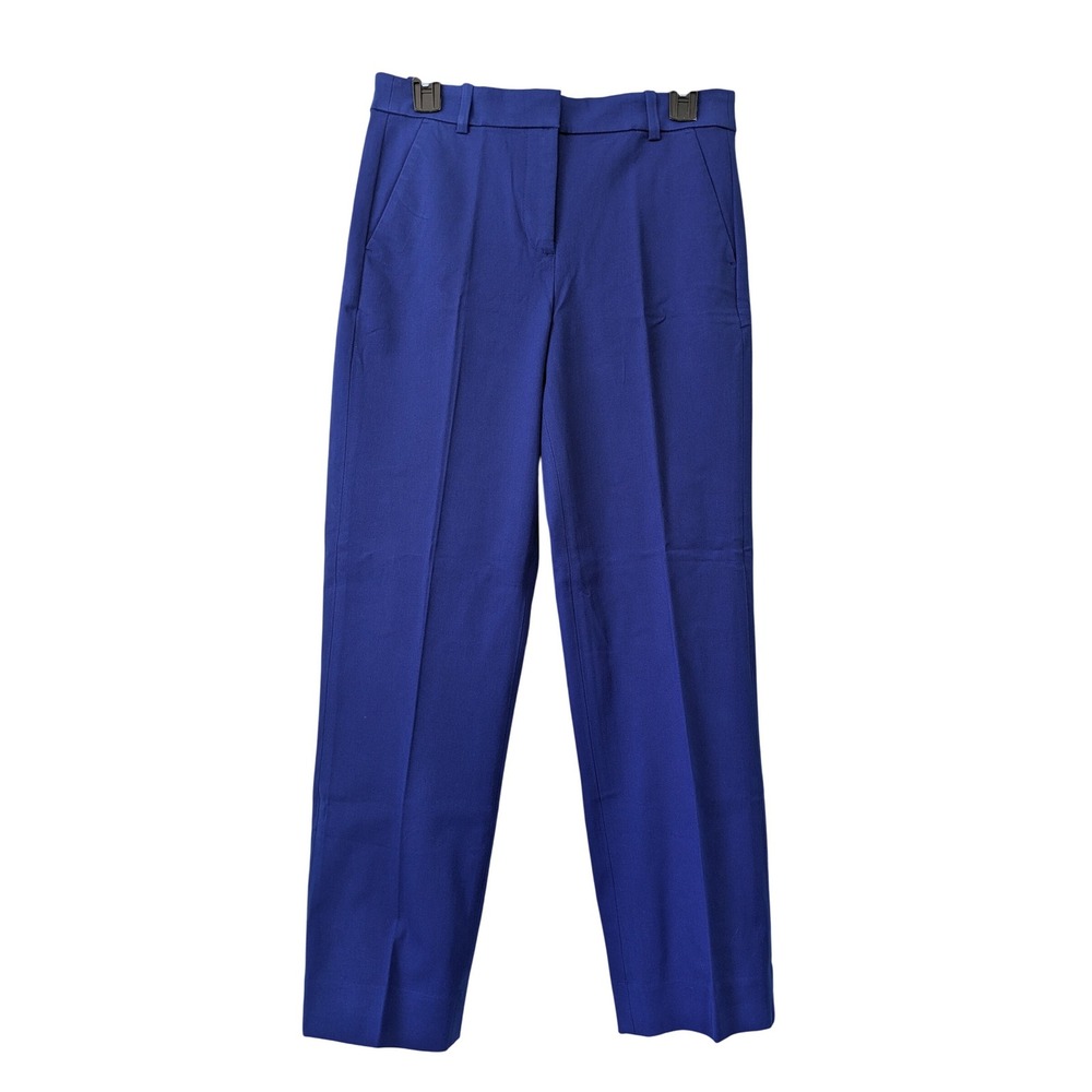 J. Crew Factory Kallie Straight Leg Pants Size 6 Blue NWT $98 BO899‎